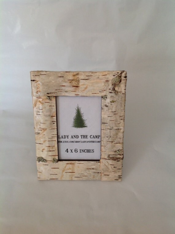 Maine Birch Bark Frame 4x6