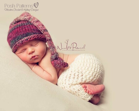 Crochet PATTERN Crochet Baby Pants Pattern Baby Photo Prop