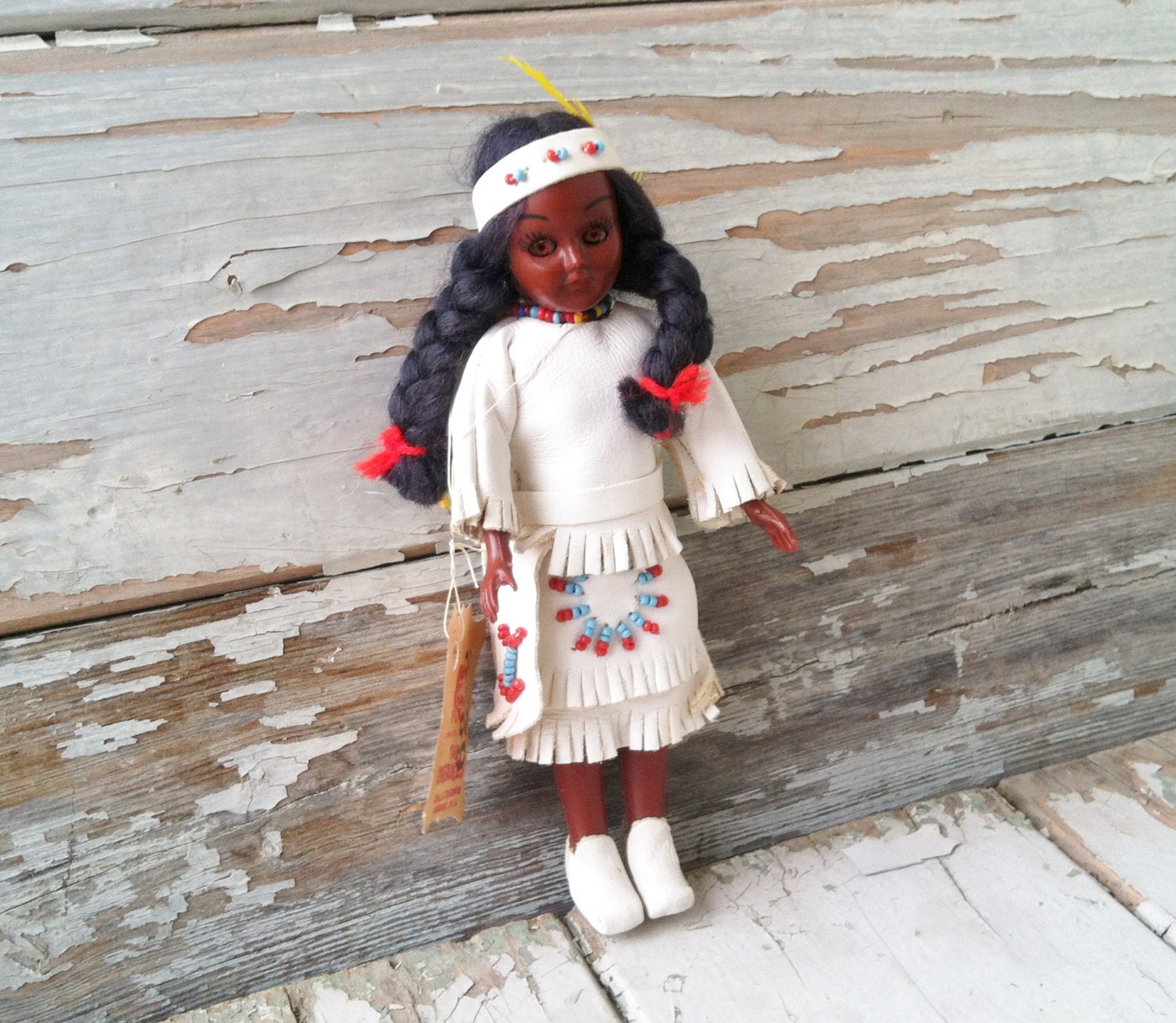 red indian doll