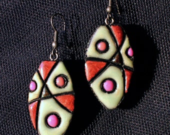 Eye-shaped earrings. Clearance Sale!!
