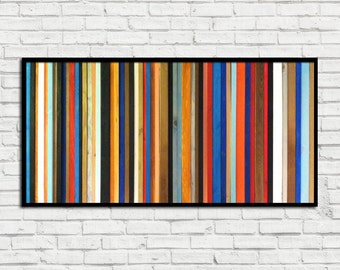 Reclaimed Wood Art - "Rio" - Wood Wall Sculpture - Modern Wood Wall Art - Abstract Wood Art