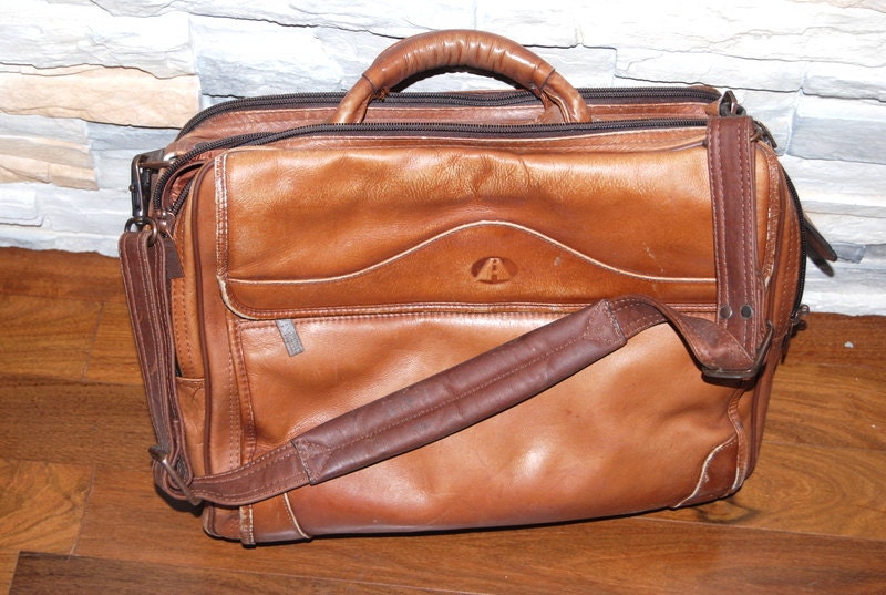 avenues in leather briefcase