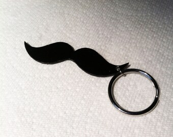 Popular items for Mustache Keychain on Etsy