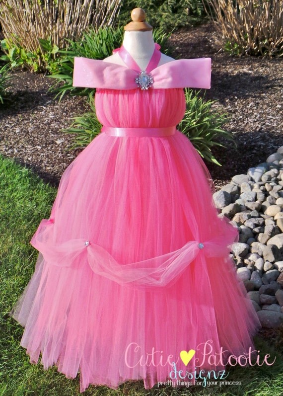 Tutu Dress - Halloween or Birthday Costume - Pink - Princess Ball Gown - 3-4 Toddler Girl - Cutie Patootie Designz Il_570xn