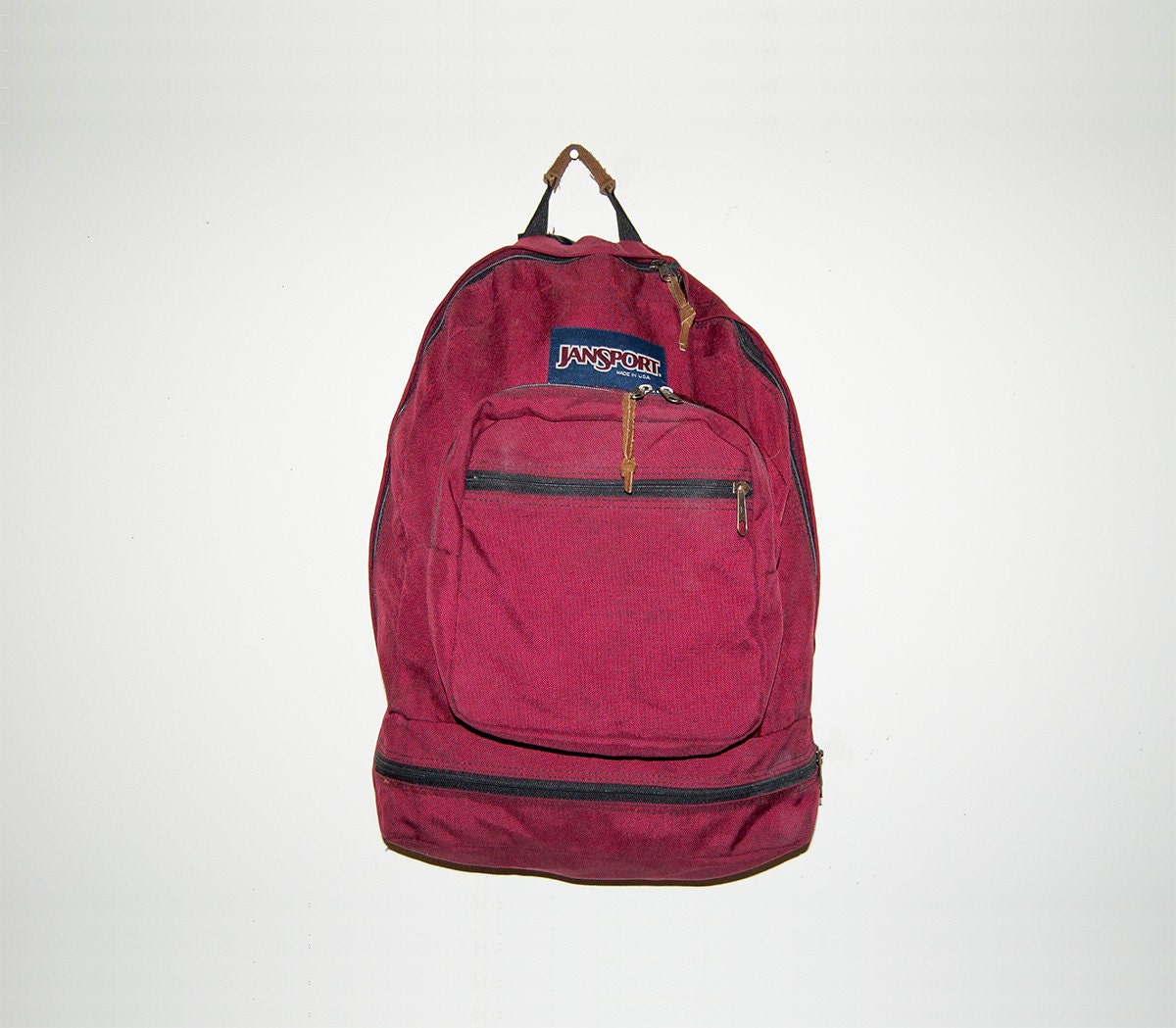 Vintage Maroon Jansport Backpack Made in USA
