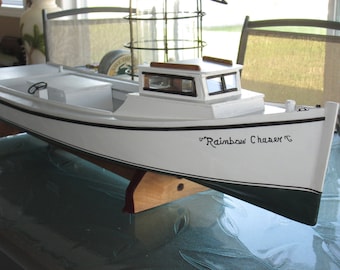 hand made chesapeake bay model deadrise boat by