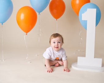 24 inch white photography prop numbers birthday