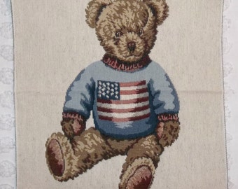 Teddy Bear Polo Bear Looks like Ralph Lauren Polo Teddy Bear Tapestry ...