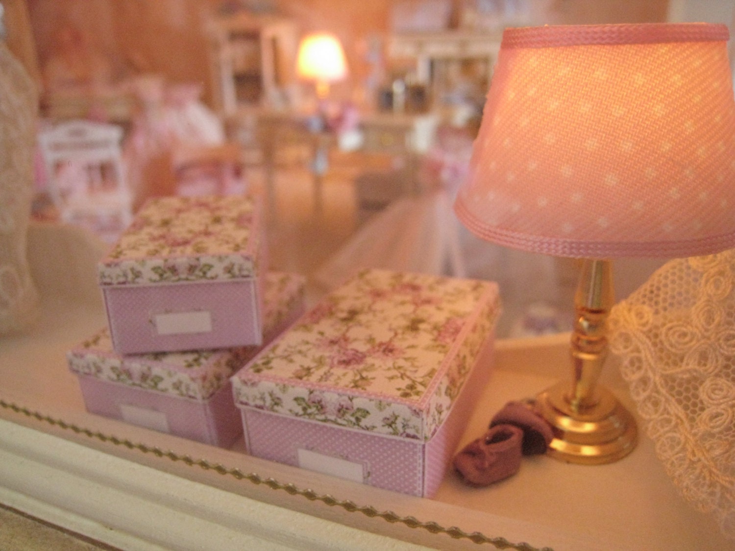 112 DOLLHOUSE STORAGE BOXES. One inch scale by SyreetasMiniatures