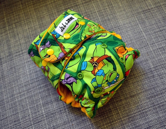 TMNT AI2 Ninja Turtles One-size Cloth Diaper