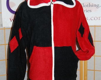 Batman - Harley Quinn Hoodie jacket cosplay costume coat handmade