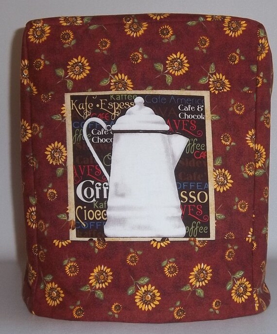 Keurig Coffee Maker Cover with Sunflowers