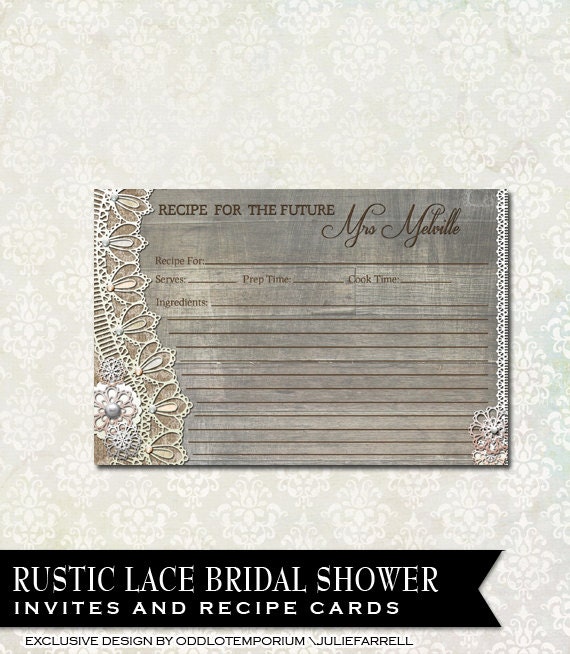 rustic-recipe-cards-burlap-lace-and-vintage-by-oddlotpaperie