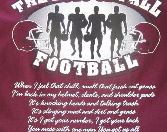 Unisex The Boys of Fall Football Short Sleeve T-Shirt W/O