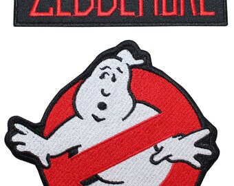 Ghostbusters Zeddemore Name Tag & No Ghost Uniform Applique Patch
