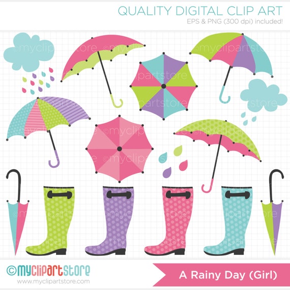 clipart rainy day umbrella - photo #16