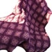 Crochet afghan crochet blanket dusty rose victorian crochet granny square afghan READY TO SHIP