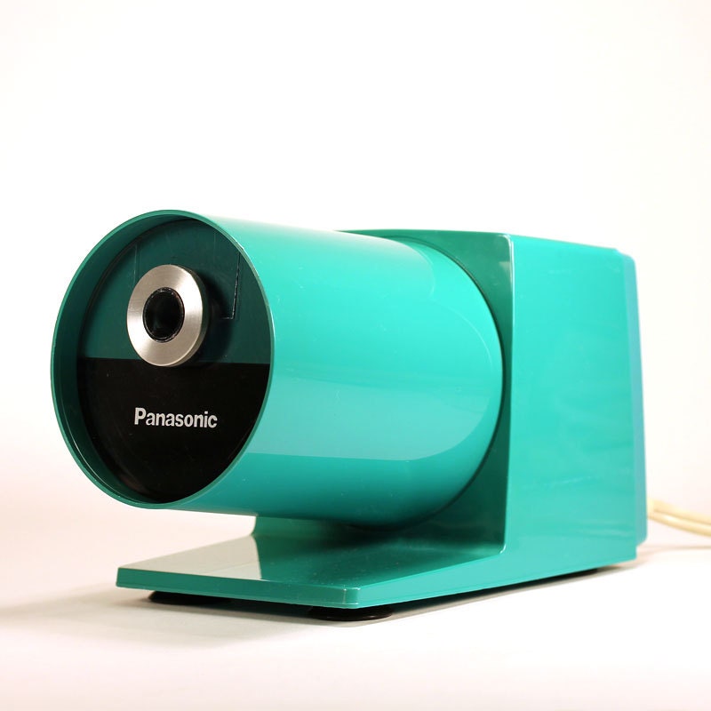 Panasonic Pana Point KP22A Electric Pencil Sharpener Turqoise