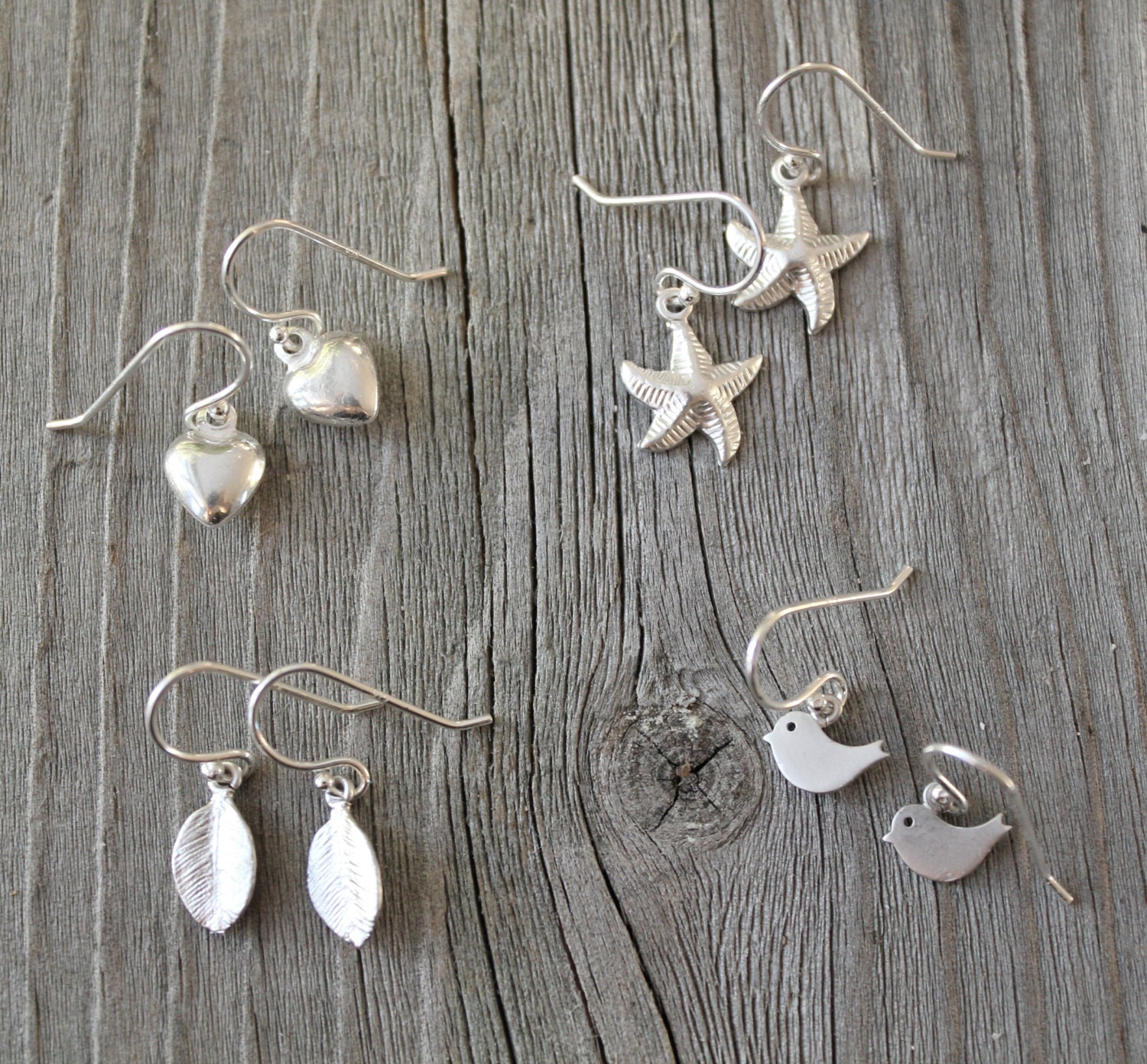 Little girl earrings 925 sterling silver dangle child