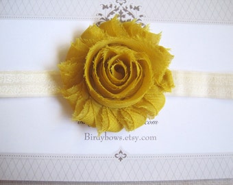 Mustard Headband, Baby Headbands, Baby Girl Headbands, Baby Girl Headbands, Infant Headbands, Baby Bows