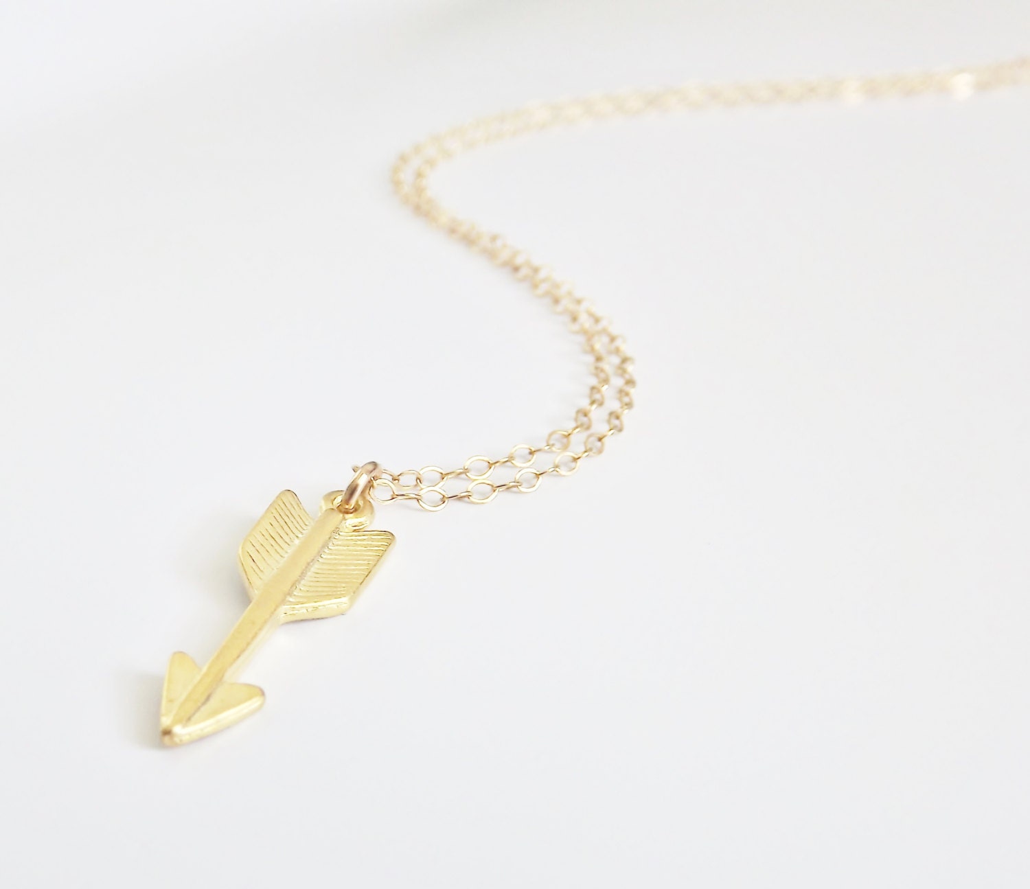 Gold ARROW Necklace