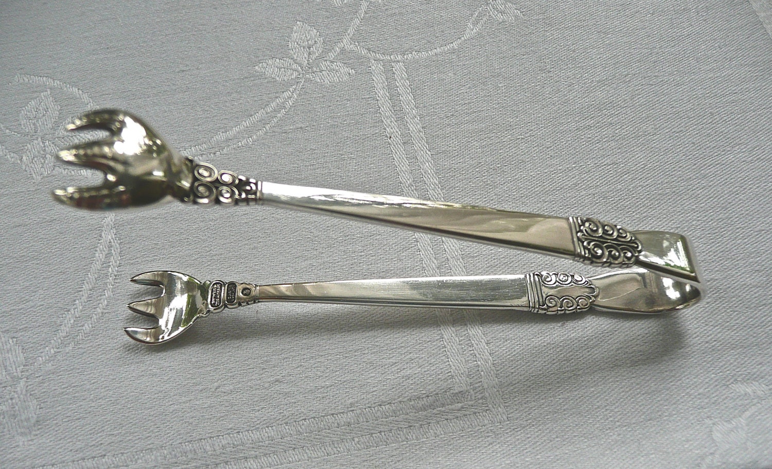 Sterling Silver Vintage Sugar Tongs Claw by thekingsmistress