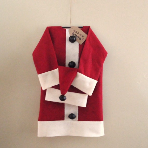 Santa Suit pattern christmas decor Primitive country