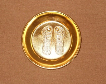 Temple Blessed Laxmi Paduka - Sacred Feet of Lakshmi Devi - Prosperity Wealth