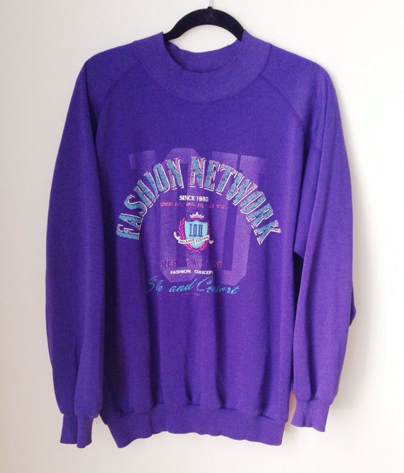 IOU Fashion Network Sweatshirt 1980s
