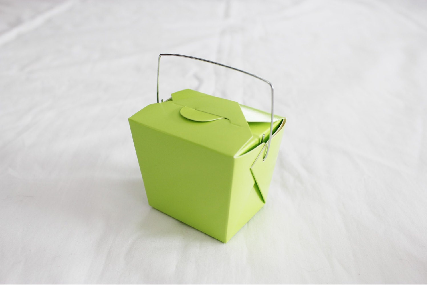 50 Small Neon Green Chinese Take Out Boxes for by cardzcreationz