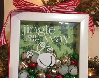 Jingle All The Way Vinyl Lettering Decal ONLY