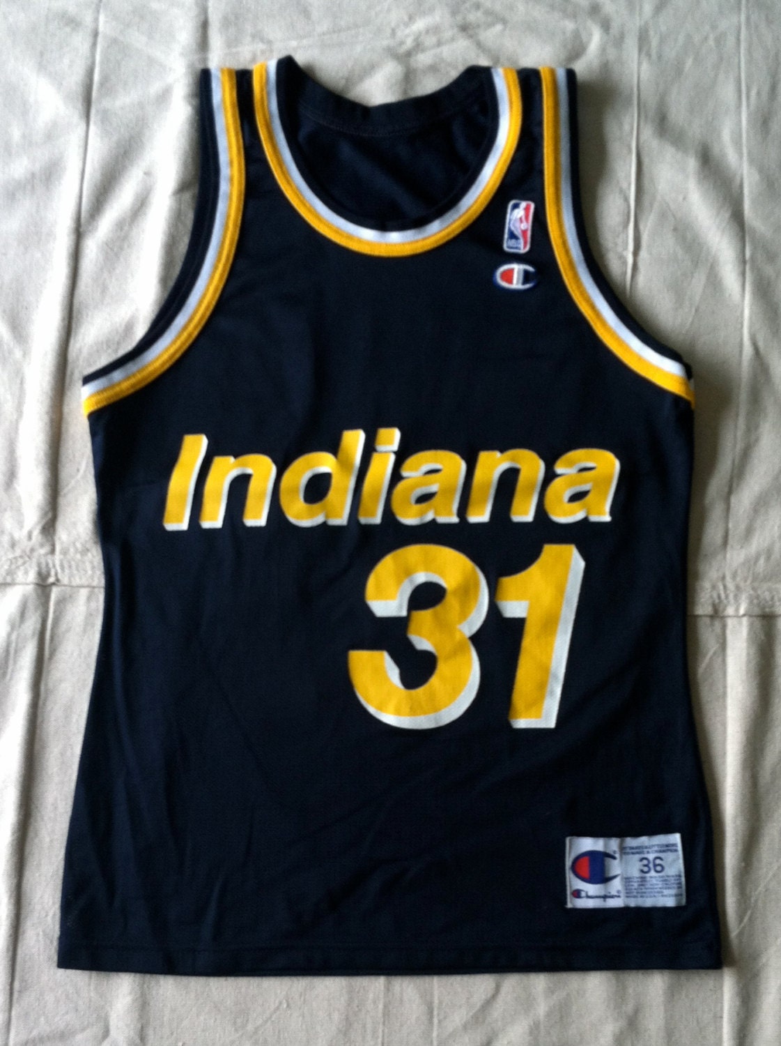 Indiana Pacers Reggie Miller Champion Jersey 1990's NBA