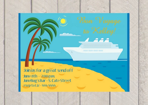 Bon Voyage Invitation 6