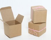 75 Kraft Gift Boxes 3x3x3 Il_170x135