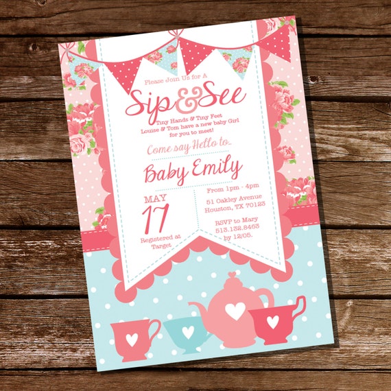 Meet The Baby Invitations 9