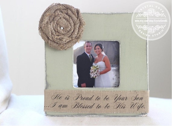 Wedding Gift for Parents of Groom Personalized Picture Frame Wedding ...