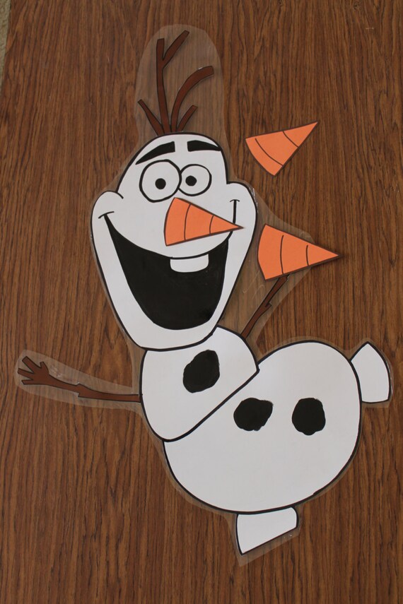 pin the nose birthday party game olaf from by apples4bookworms