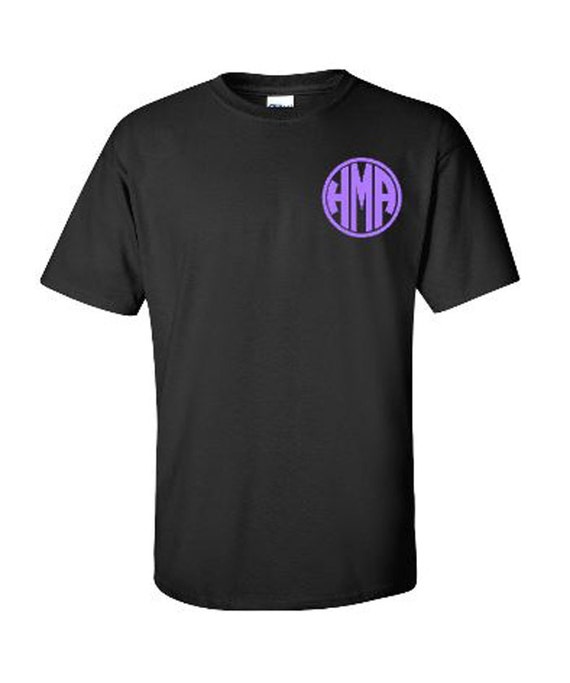 monogram tee shirts