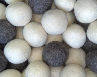 Wool Dryer Balls 4 Pack Natural Laundry Softener that is Eco Green Earth Freindly- Gentle on your Laundry, Skin and Wallet