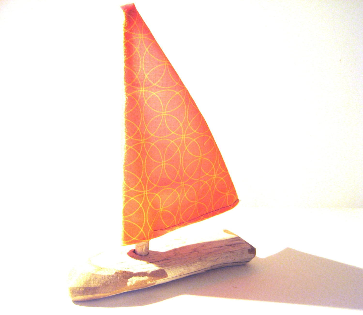 Wooden Sailboat Driftwood Art Kids Craft Kit by BlackCrowCurios