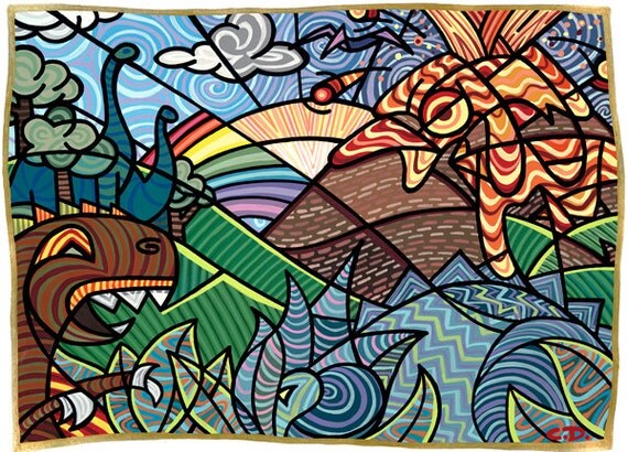 Dinosty (11"h x 14"w)
