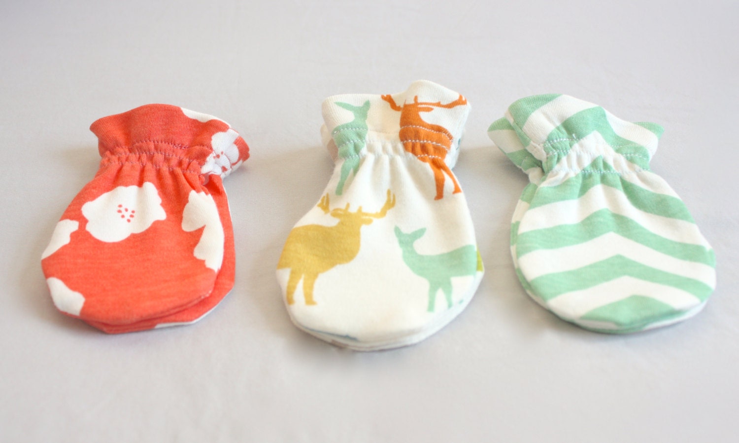 Organic Baby Scratch Mittens ecofriendly organic fabric