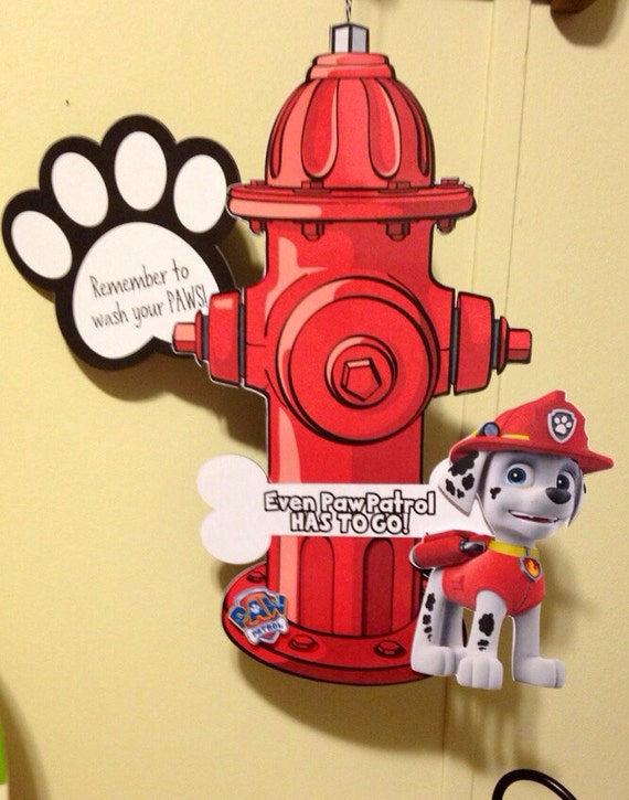 Paw Patrol Fire Hydrant For Bathroom Door Paw Patrol Paw Hydrant My