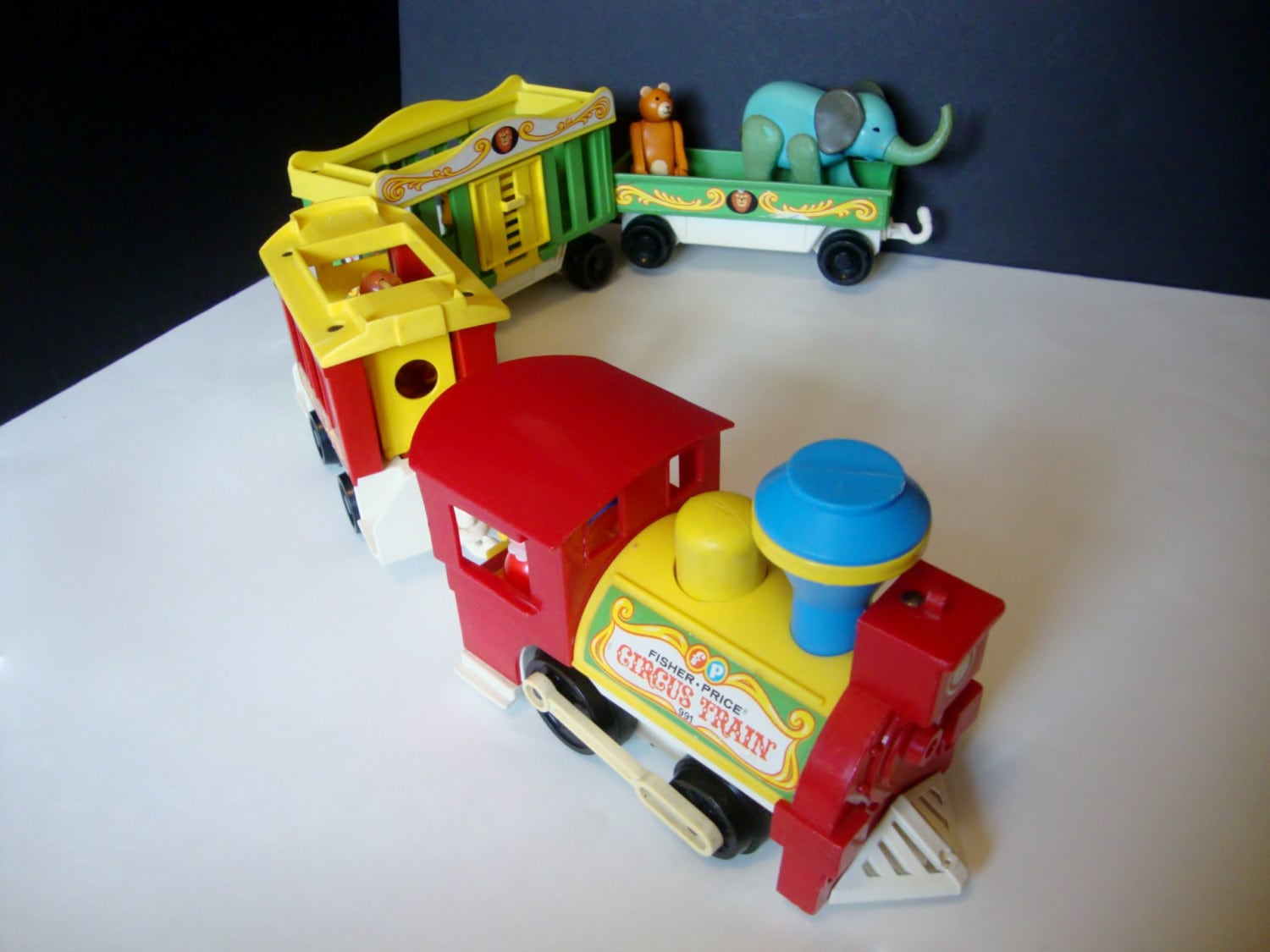 Vintage Circus Train from Fisher Price Partial by SheavesRetro