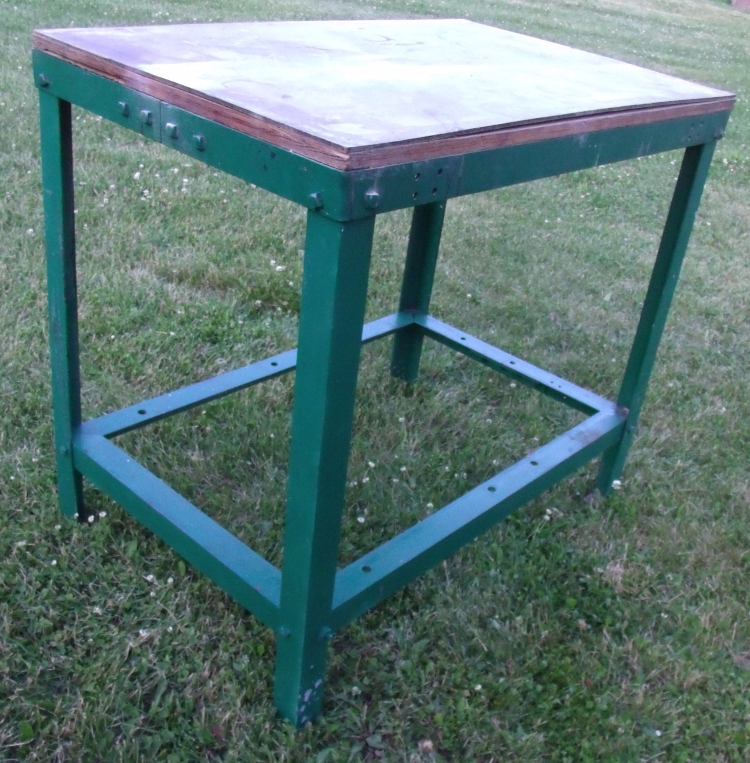 Nice sturdy steel work table/kitchen Island