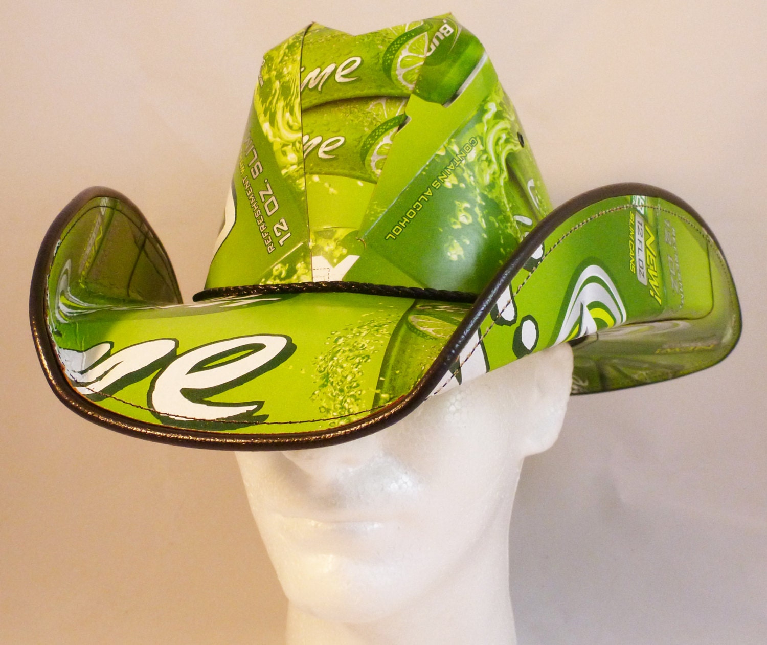 Beer Box Cowboy Hats. Made from recycled Bud Light Lime beer
