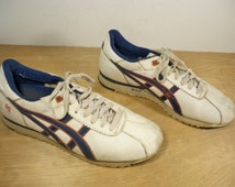 Vintage Asics Corsair Made in Korea White Running Low Top Sneaker ...