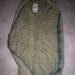 Vintage US Army Feather Fill Sleeping Bag M-1949 Mummy Field Camping Hunting Size Large Made in USA Vietnam Nam Era