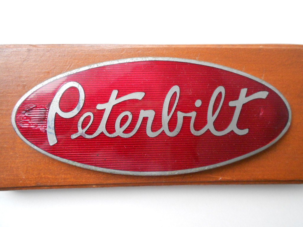 Vintage Peterbilt Truck Emblem