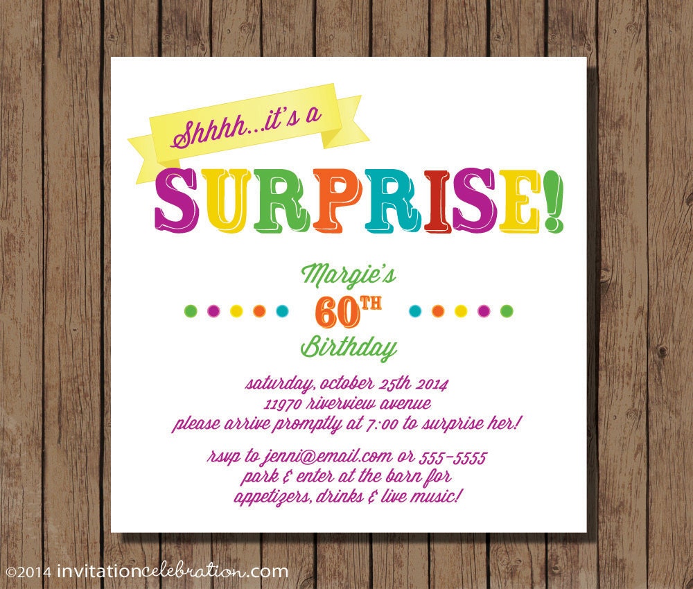 Free Surprise Birthday Invitations To Print 9